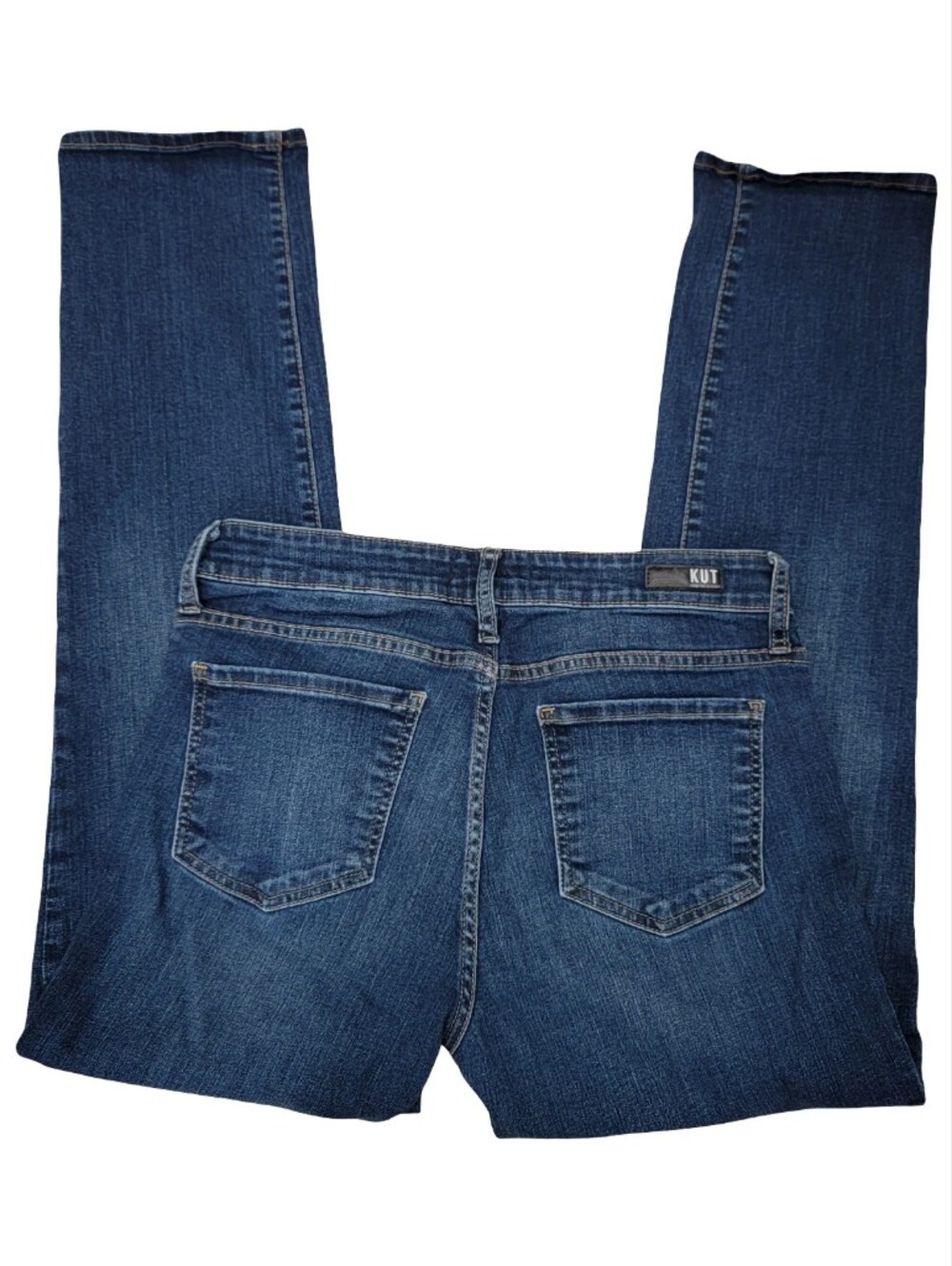 Kut From the Kloth Catherine Boyfriend Jeans Blue Slim Straight Leg Women’s 6 - Picture 8 of 17